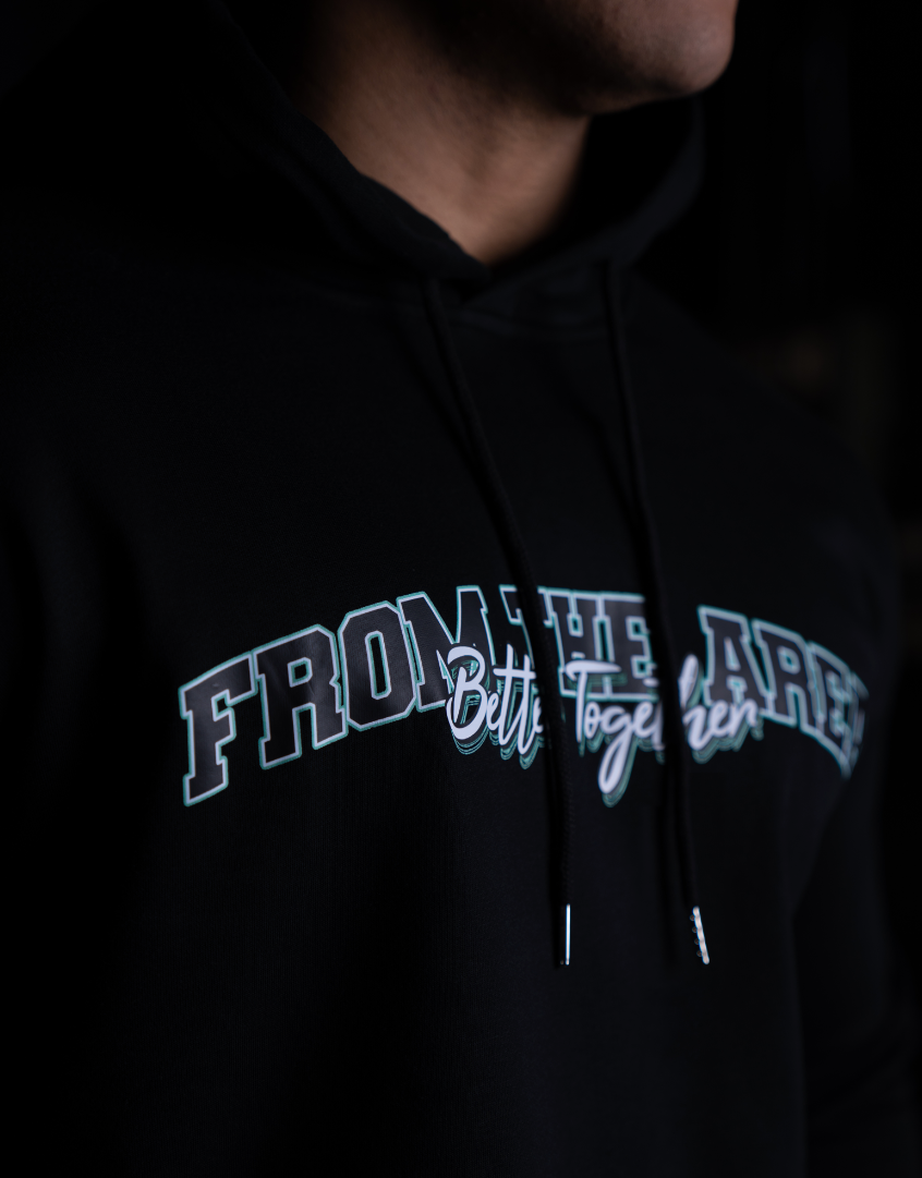 FTA - BT SCRIPT HOODIE x Teal